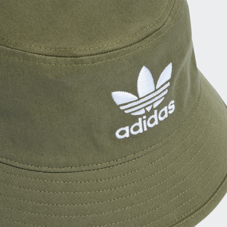 Chapéu Bucket Adidas Trefoil Verde-oliva