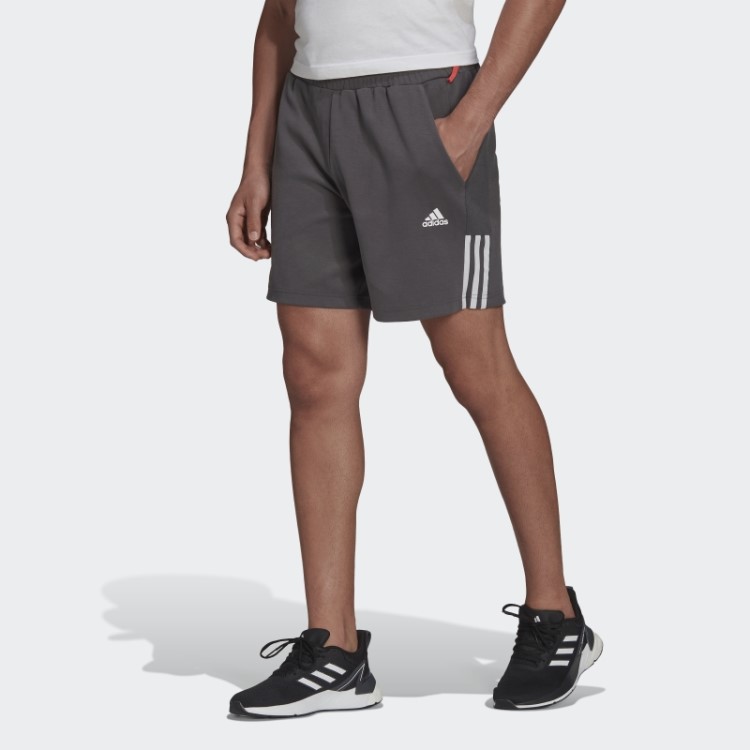 Bermuda Esportiva Aeroready Motion Cinza Adidas