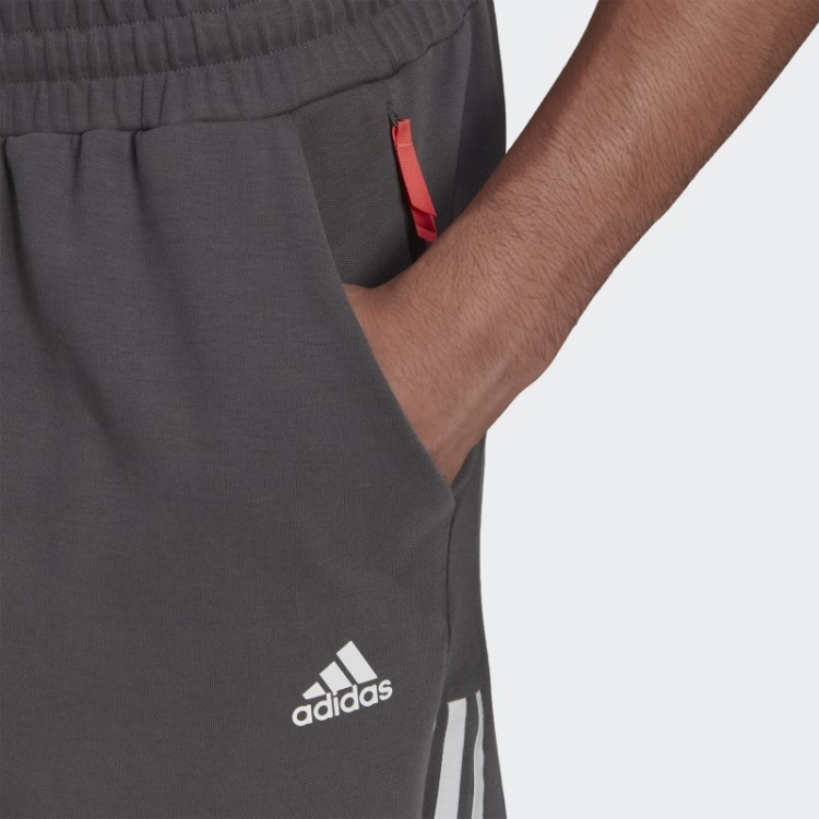 Bermuda Esportiva Aeroready Motion Cinza Adidas