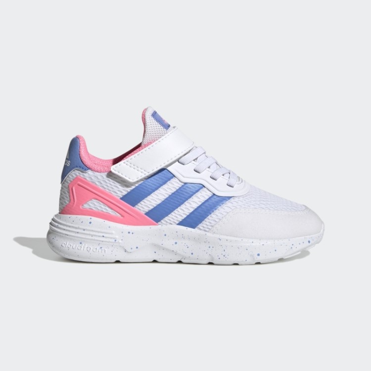 Sapato Branco Adidas Nebzed Com Cadarço Elástico