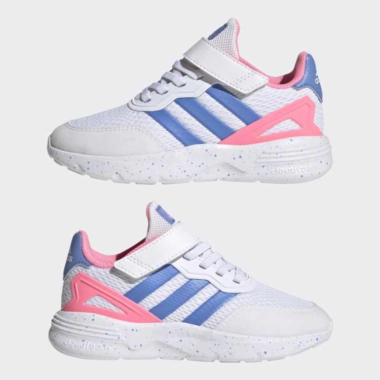 Sapato Branco Adidas Nebzed Com Cadarço Elástico