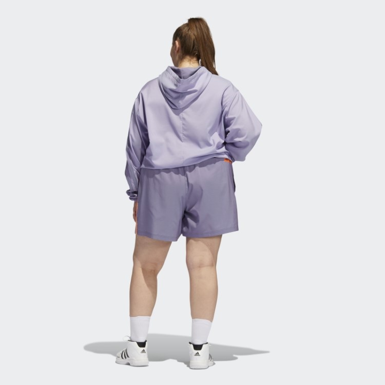 Shorts Hoop York City Com Pinos (tamanho Grande) Tech Roxo Adidas