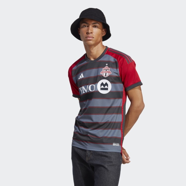 Toronto Fc 23/24 Home Autêntico Jersey Cinza Sólido Adidas