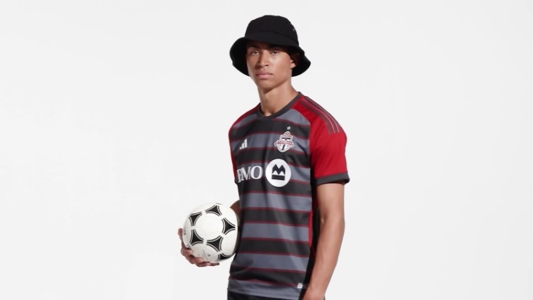 Toronto Fc 23/24 Home Autêntico Jersey Cinza Sólido Adidas