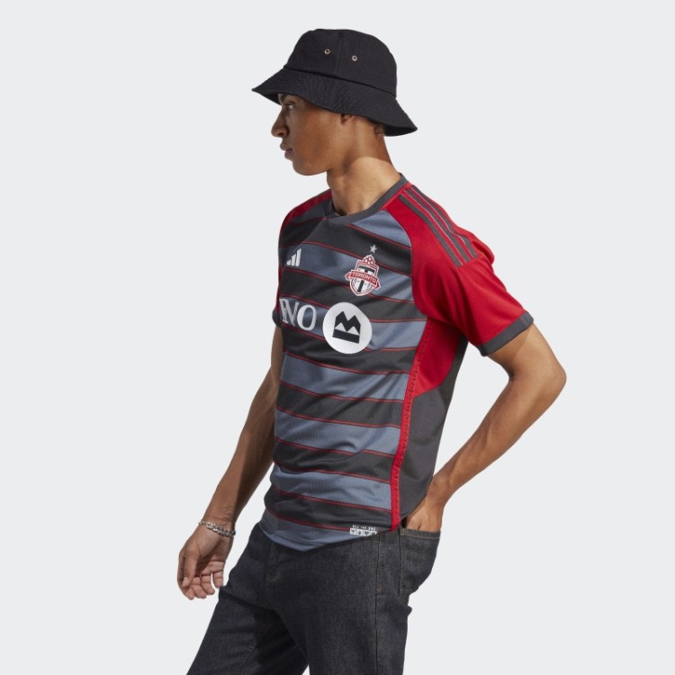 Toronto Fc 23/24 Home Autêntico Jersey Cinza Sólido Adidas