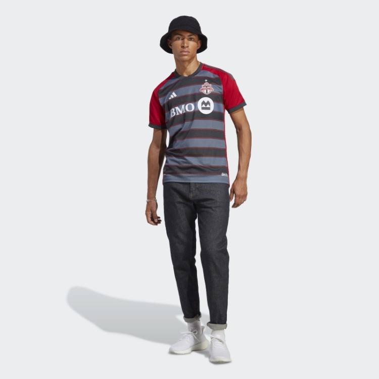 Toronto Fc 23/24 Home Autêntico Jersey Cinza Sólido Adidas