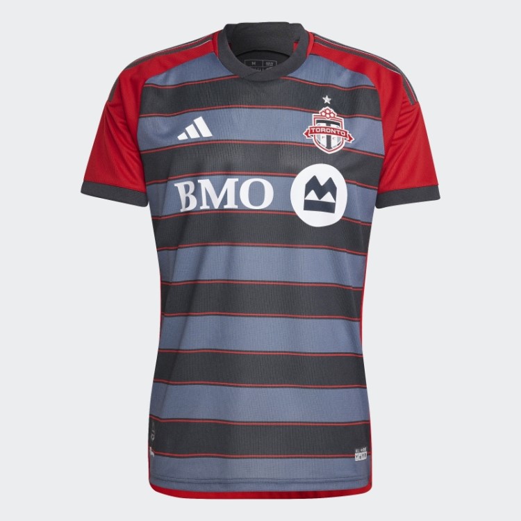 Toronto Fc 23/24 Home Autêntico Jersey Cinza Sólido Adidas