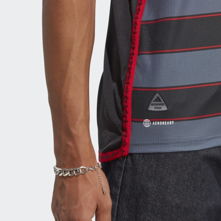 Toronto Fc 23/24 Home Autêntico Jersey Cinza Sólido Adidas