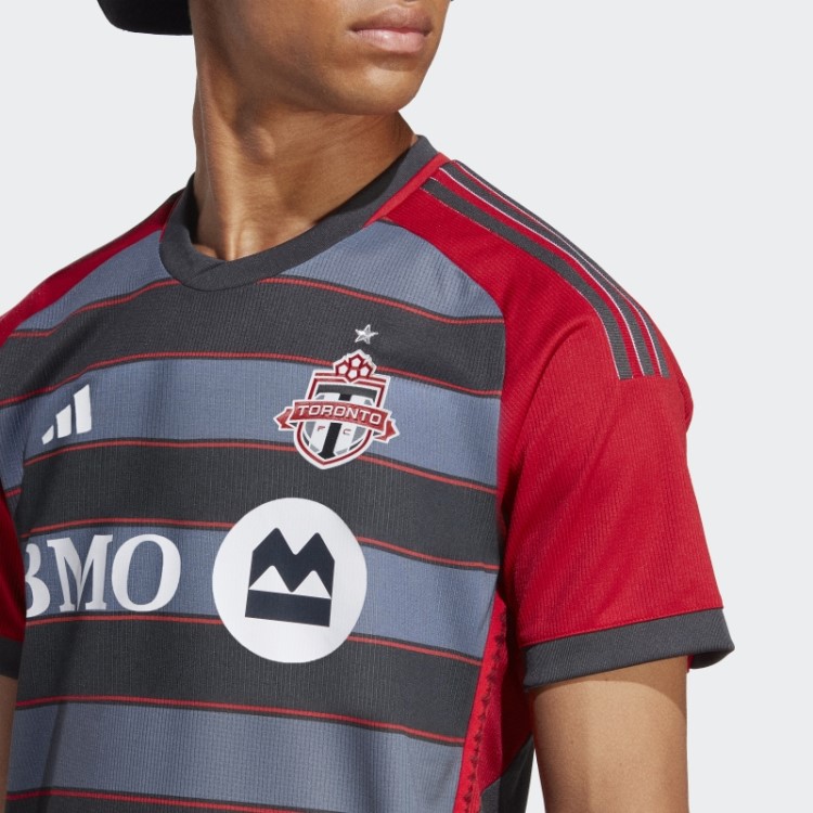 Toronto Fc 23/24 Home Autêntico Jersey Cinza Sólido Adidas