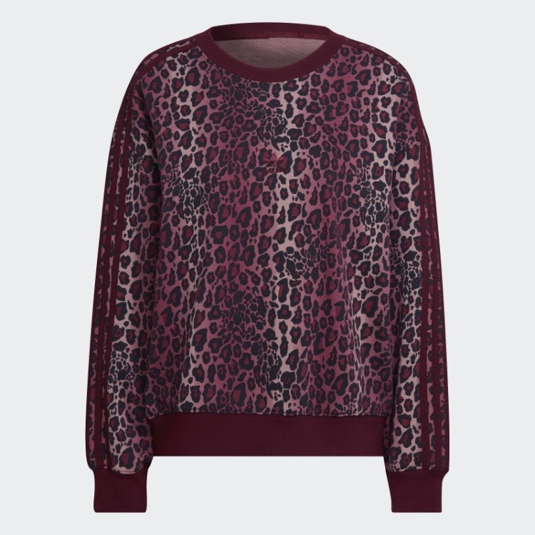 Moletom Marrom Adidas Crew