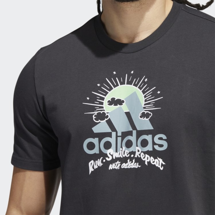 Carbon World Of Adidas Running Tee Hot