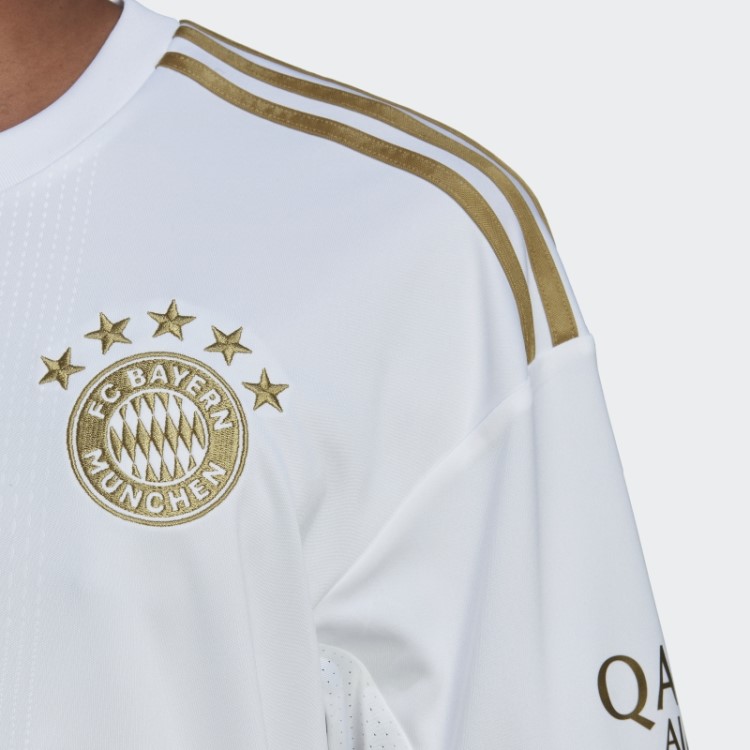 Camisa Do Fc Bayern 21/22 Casa Adidas Branca
