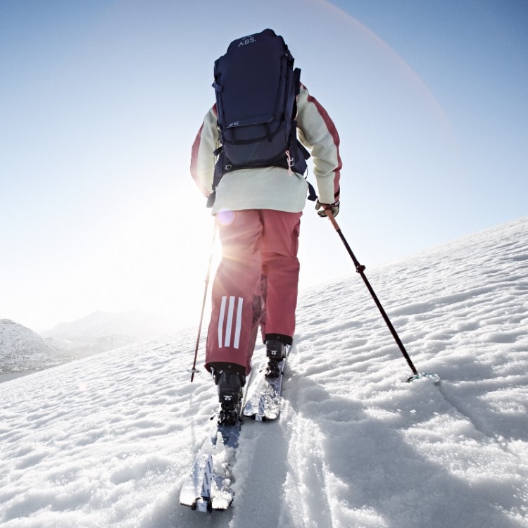 Calça De Neve Vermelha Adidas Terrex De 3 Camadas De Nylon Pós-consumo