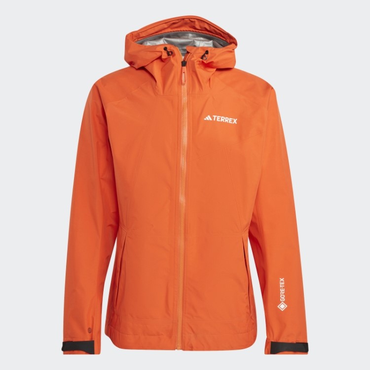 Jaqueta De Chuva Laranja Adidas Terrex Xperior Gore-tex Paclite