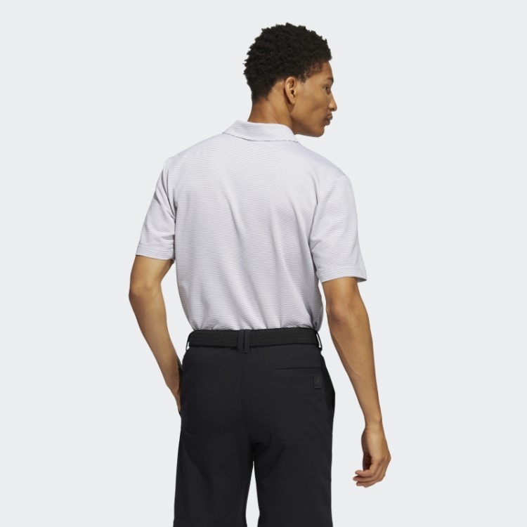 Camisa Polo Listrada Otomana Adidas Cinza