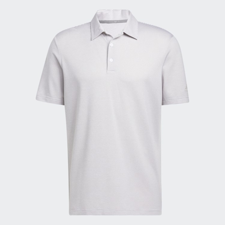 Camisa Polo Listrada Otomana Adidas Cinza