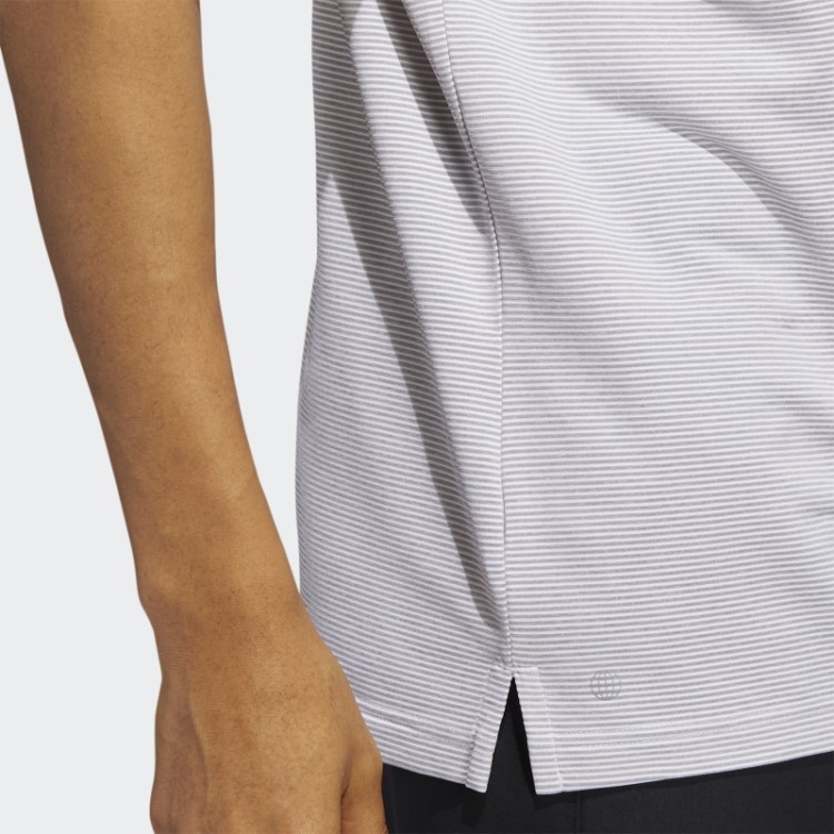 Camisa Polo Listrada Otomana Adidas Cinza