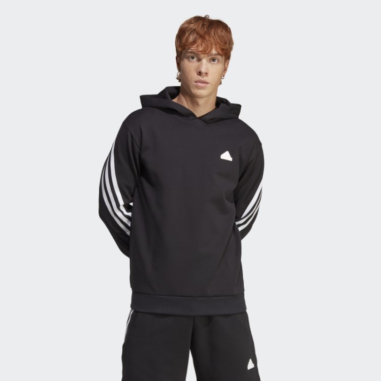 Future Icons Moletom Com As Três Listras Preto Adidas