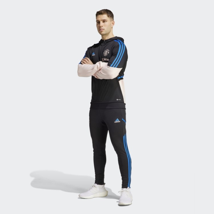 Manchester United Condivo 22 Moletom Adidas Preto