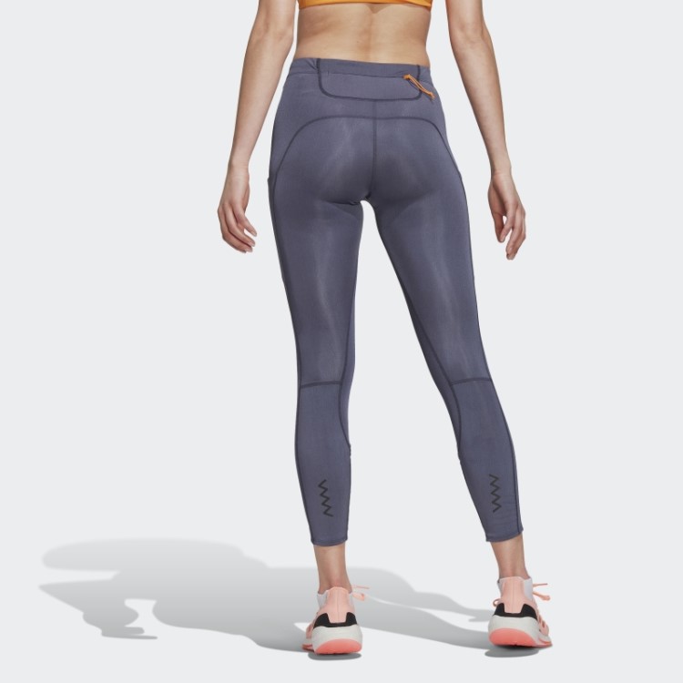 Meia Calça Running 7/8 Fastimpact Brilhante Adidas