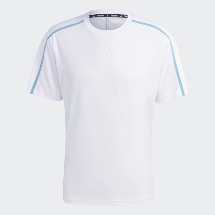 Camiseta Básica Para Treino Adidas Branca