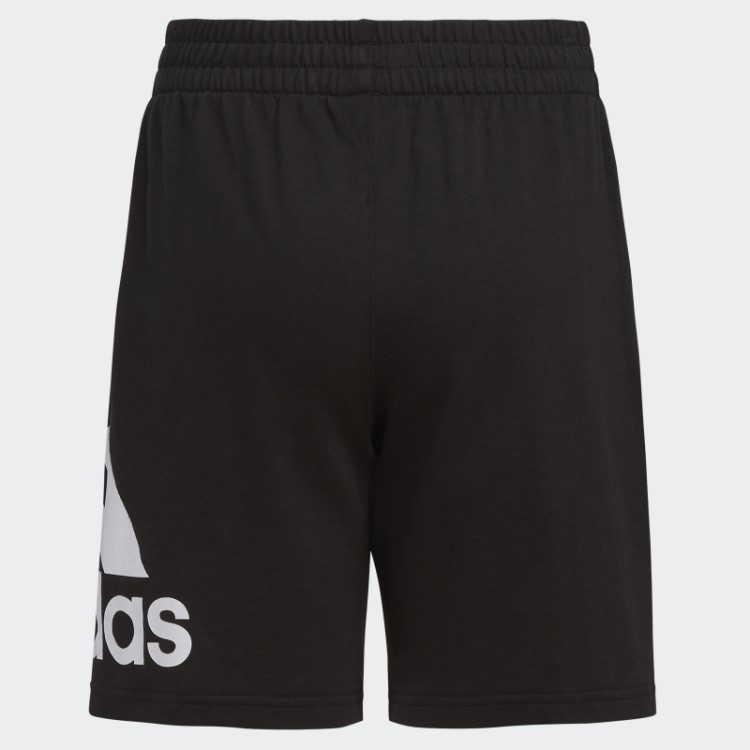 Distintivo French Terry Preto Adidas Essencial De Shorts Esportivos