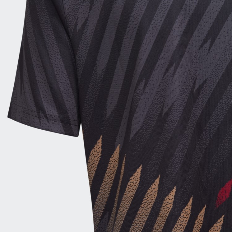 Camisa Pré-jogo Alemanha 22 Preta Adidas
