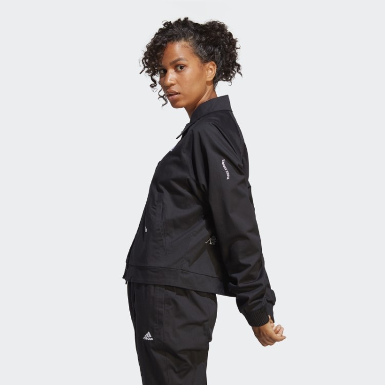 Jaqueta De Corrida Com Gráficos Inspirados Em Cristais De Cura Adidas Preto