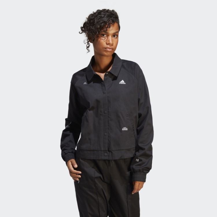 Jaqueta De Corrida Com Gráficos Inspirados Em Cristais De Cura Adidas Preto