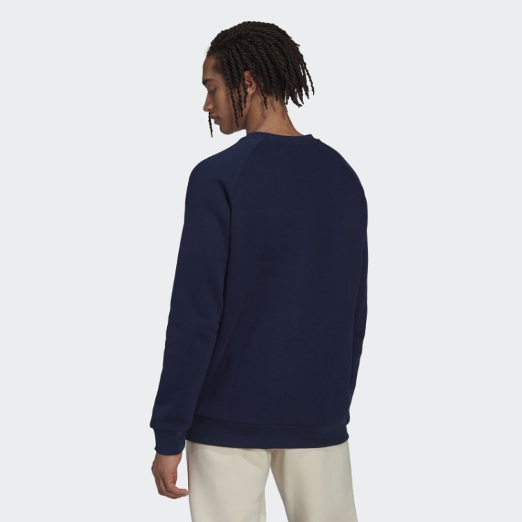 Adicolor Essentials Trefoil Moletom Com Gola Redonda Noite índigo Adidas