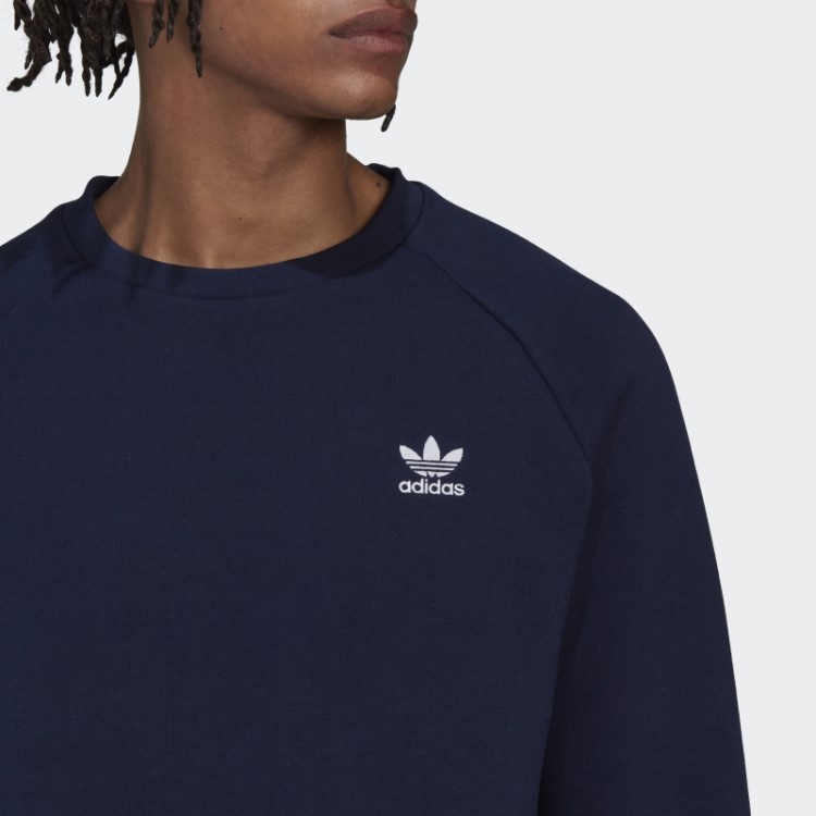 Adicolor Essentials Trefoil Moletom Com Gola Redonda Noite índigo Adidas