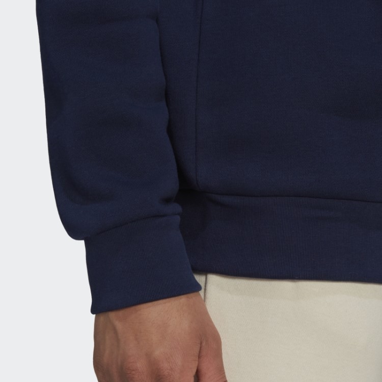 Adicolor Essentials Trefoil Moletom Com Gola Redonda Noite índigo Adidas