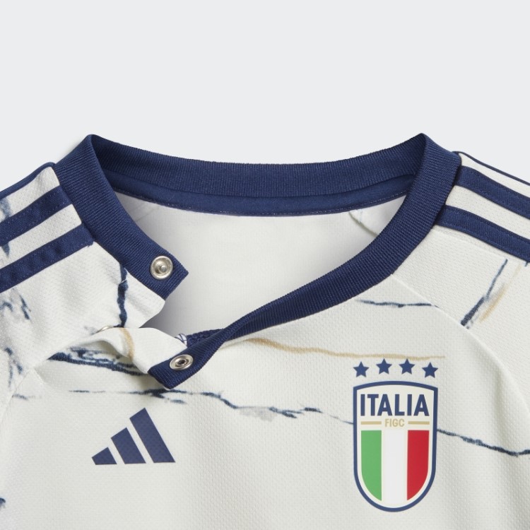 Kit Bebê Itália 23 Away Adidas Branco