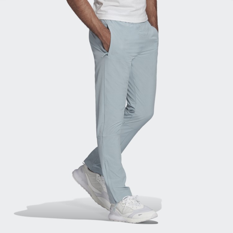Calça De Treino Adicolor Trefoil Tec Luxe Cinza Adidas
