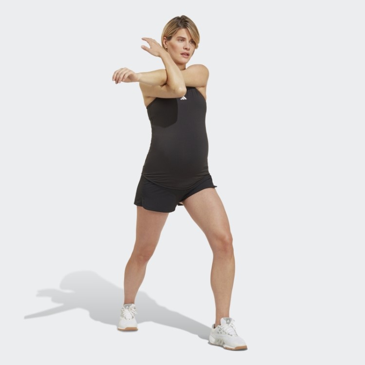 Regata Preta Aeroready Train Essentials Slim Fit (maternidade) Adidas