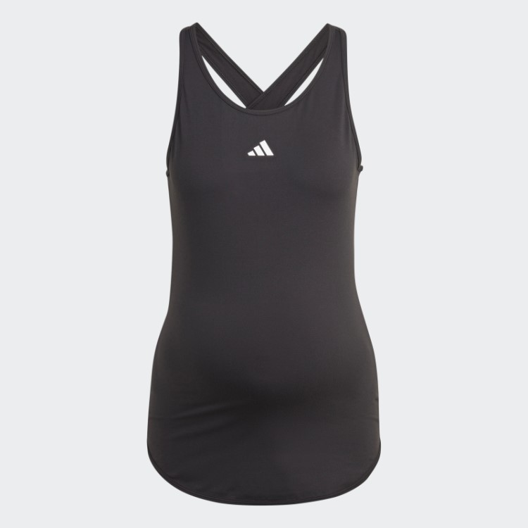 Regata Preta Aeroready Train Essentials Slim Fit (maternidade) Adidas