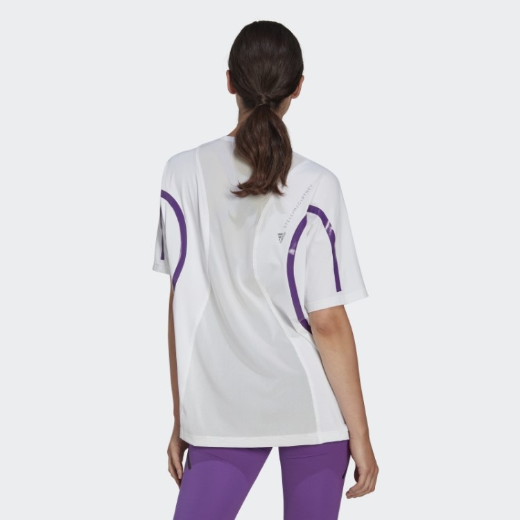 Adidas By Stella Mccartney Truepace Camiseta Soltinha Fashion Branca