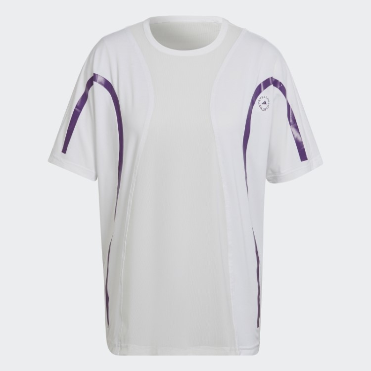 Adidas By Stella Mccartney Truepace Camiseta Soltinha Fashion Branca