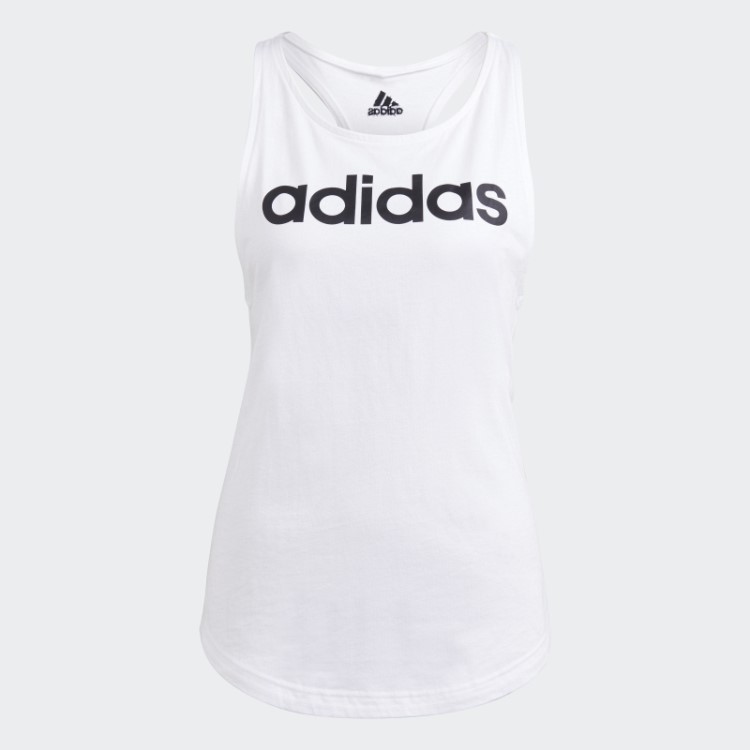 Regata Adidas White Essentials Com Logo Solto