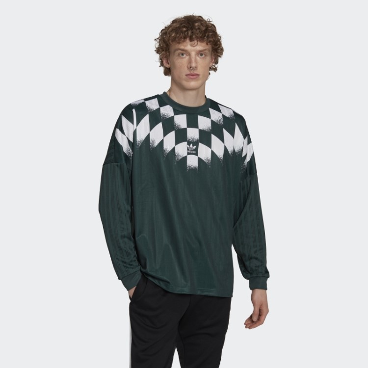 Camisa De Manga Longa Adidas Rekive Verde Mineral Quente