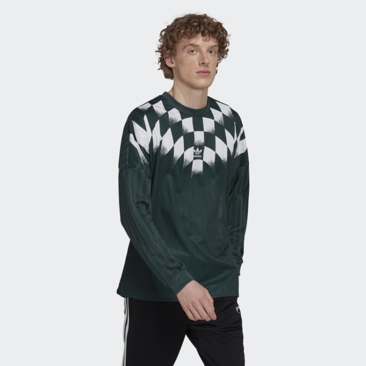 Camisa De Manga Longa Adidas Rekive Verde Mineral Quente