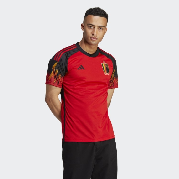 Adidas Belgium 22 Home Jersey Preto