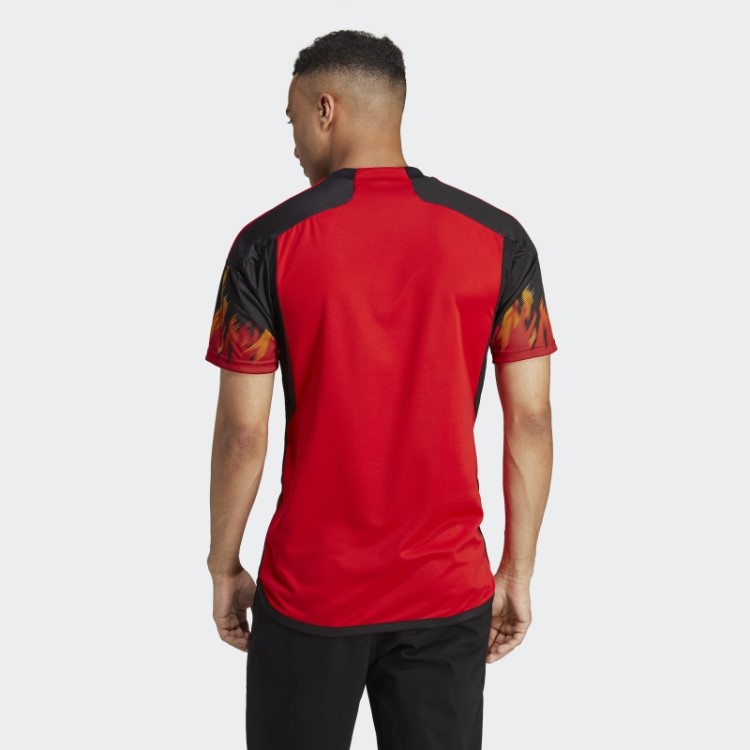 Adidas Belgium 22 Camisa Preta Em Casa