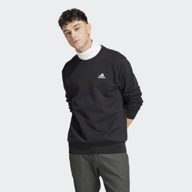 Moletom Adidas Essentials French Terry Com Logo Pequeno Bordado