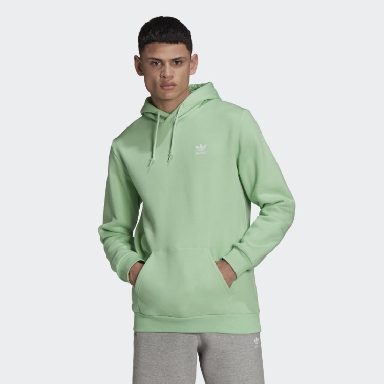 Moletom Com Capuz Adicolor Essentials Trefoil Adidas Glory Mint