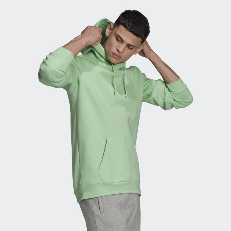 Moletom Com Capuz Adicolor Essentials Trefoil Adidas Glory Mint