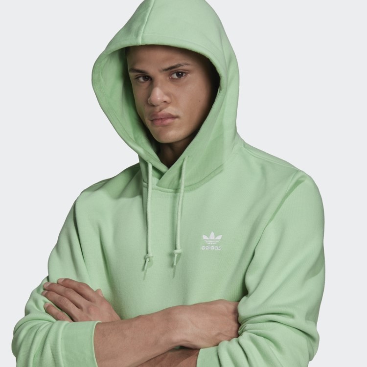 Moletom Com Capuz Adicolor Essentials Trefoil Adidas Glory Mint