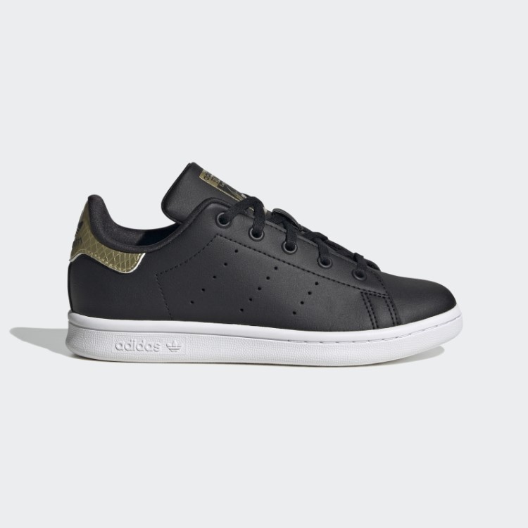 Sapatos Adidas Stan Smith Dourados Da Moda