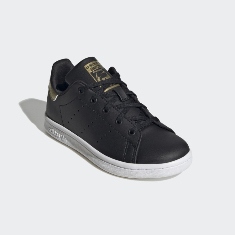 Sapatos Adidas Stan Smith Dourados Da Moda