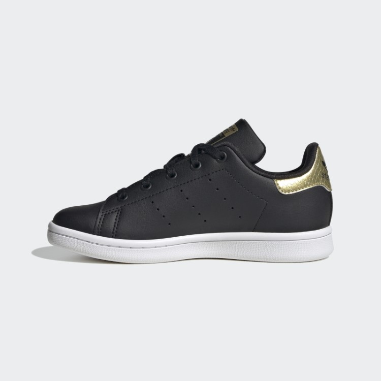 Sapatos Adidas Stan Smith Dourados Da Moda